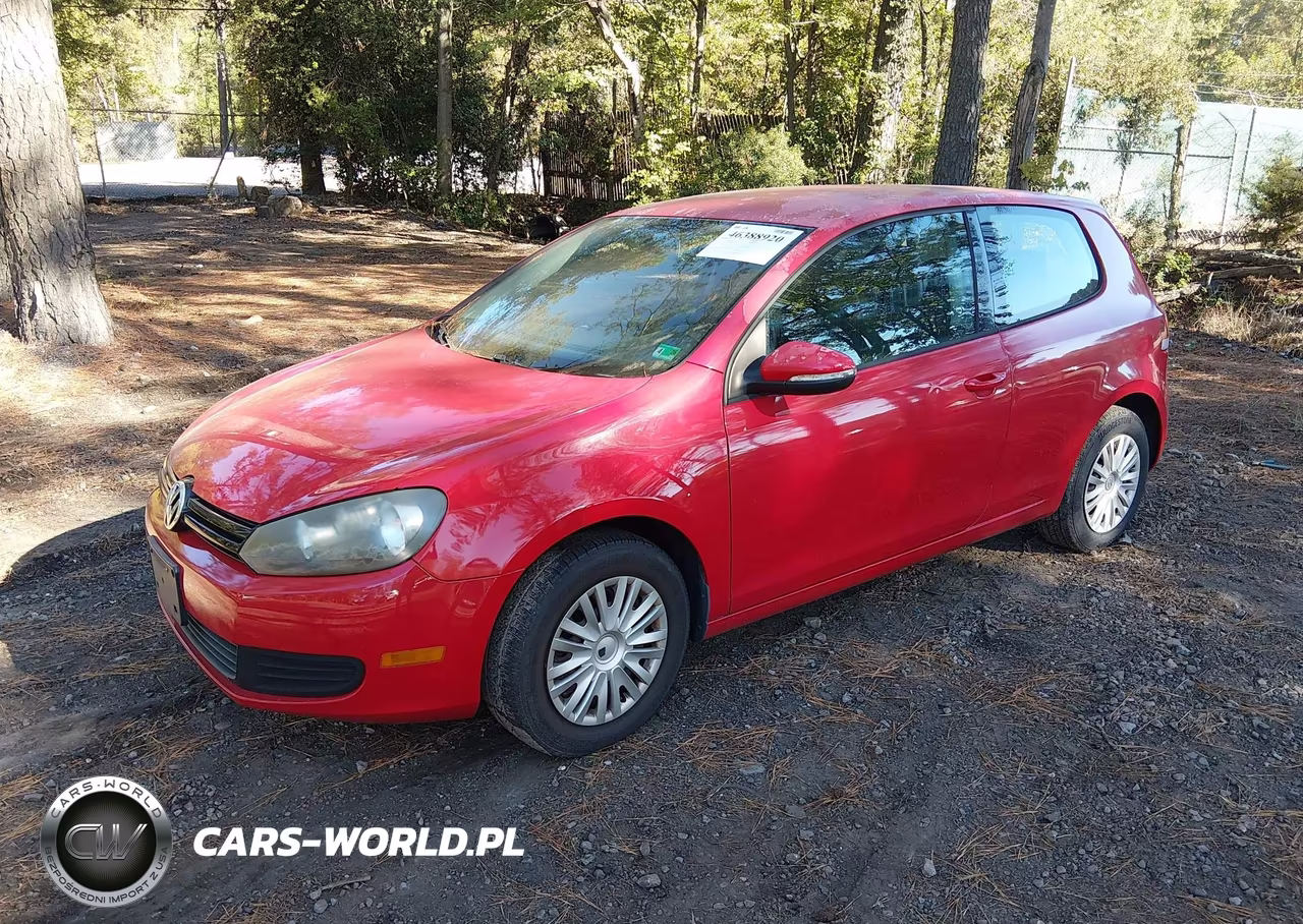 2011 Volkswagen Golf 2.5L 2-Door VIN:WVWAA7AJ3BW196954 - 2