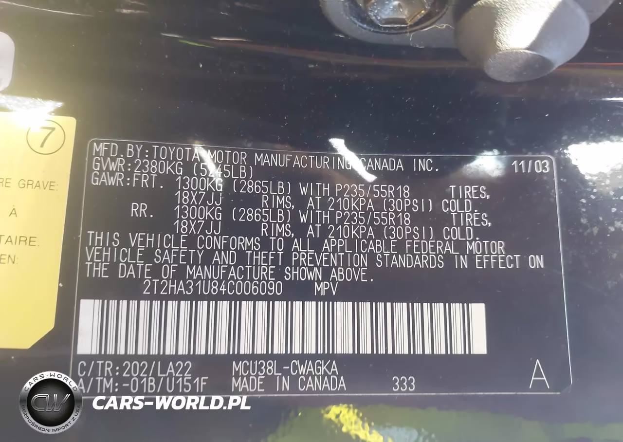 2004 Lexus Rx 330 VIN:2T2HA31U84C006090 - 9