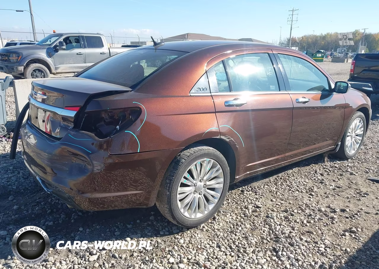 2012 Chrysler 200 Limited VIN:1C3CCBCG7CN211300 - 4