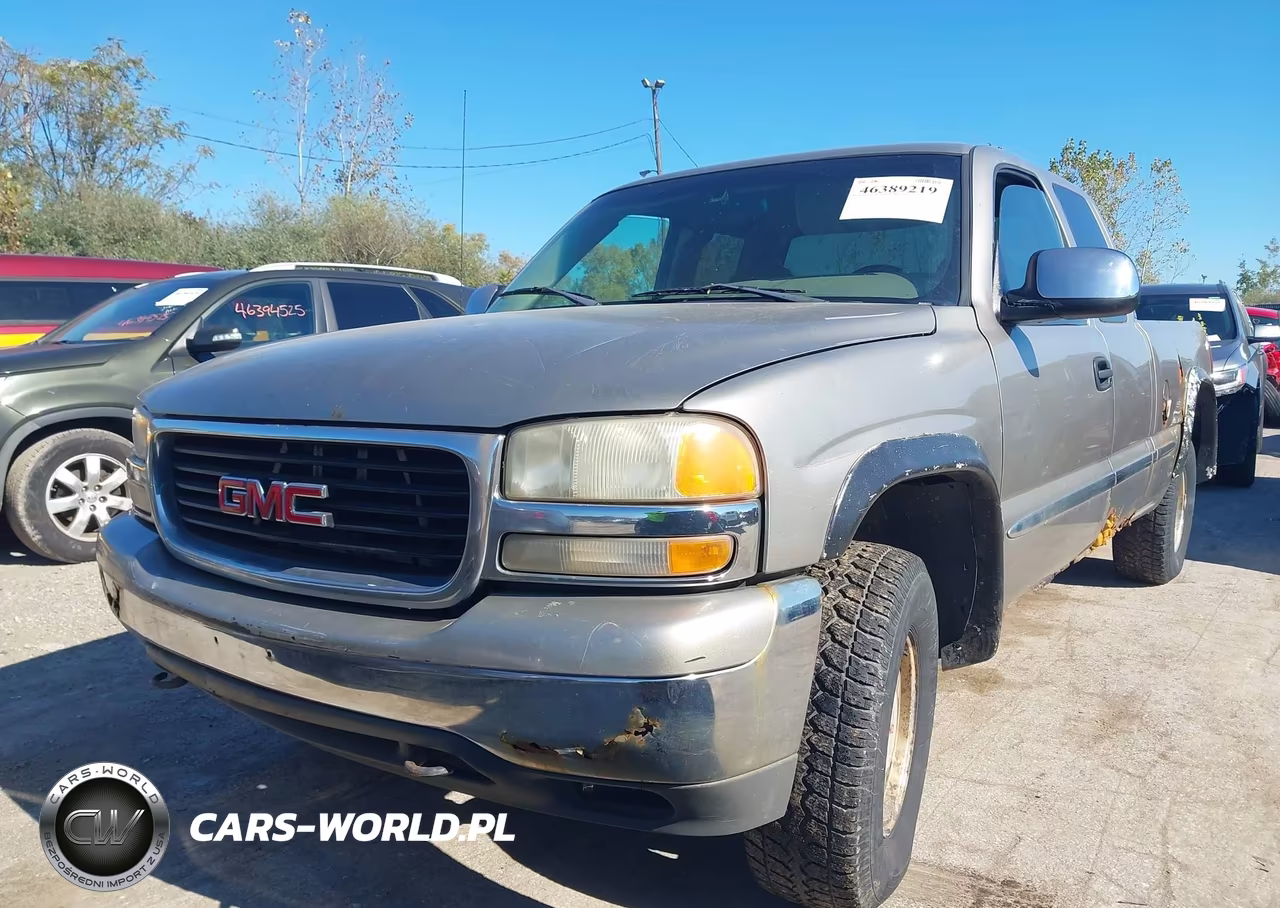 2001 GMC Sierra 1500 Sle VIN:1GTEK19T81E131376 - 2