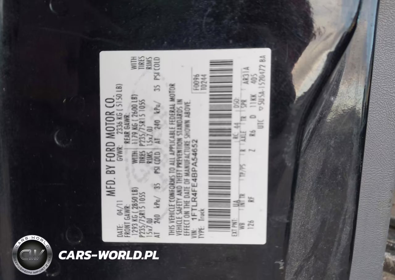 2011 Ford Ranger Xlt VIN:1FTLR4FE4BPA54652 - 9