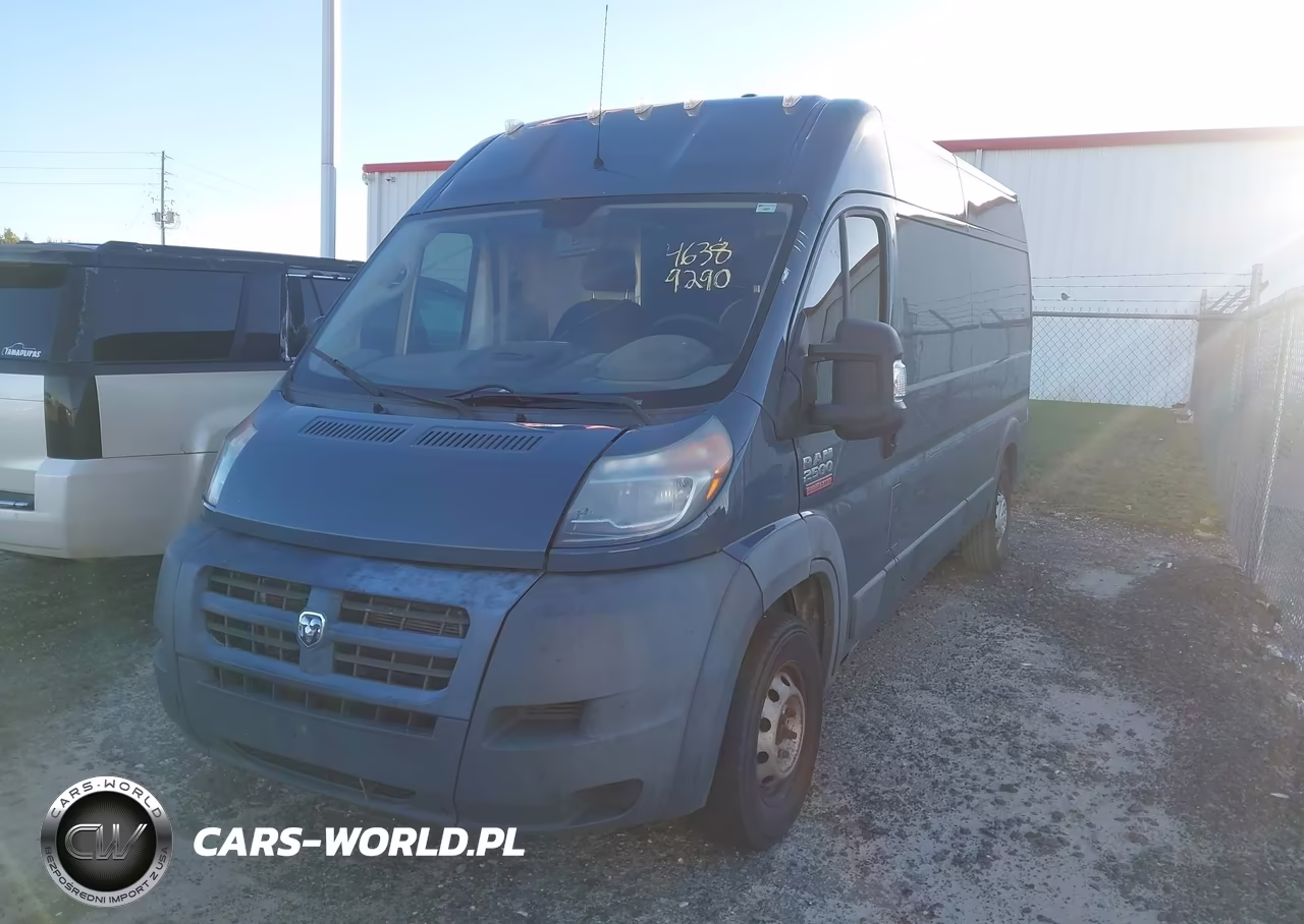 2018 Ram Promaster 2500 High Roof 159 Wb VIN:3C6TRVDG6JE160665 - 2