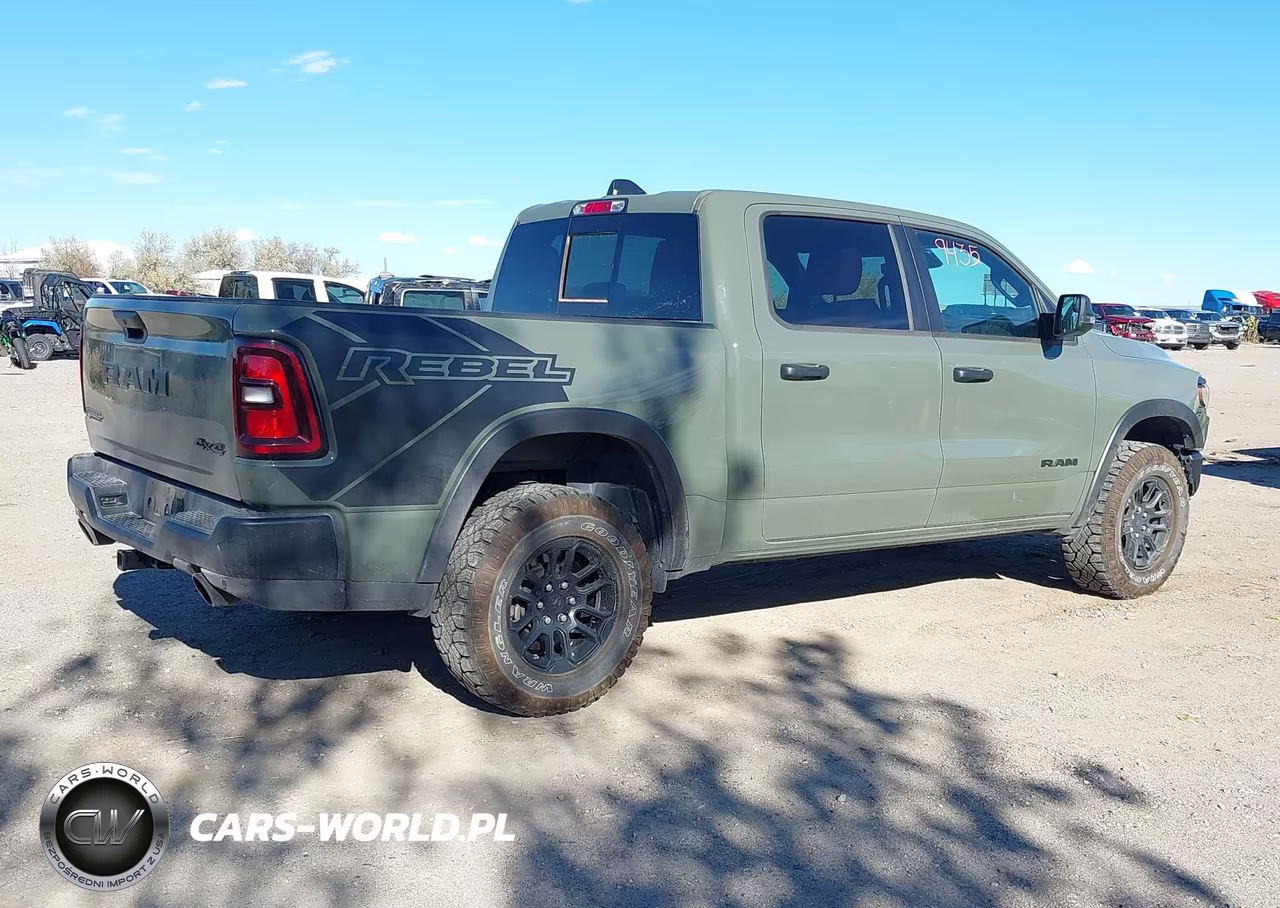 2026 Ram 1500 Rebel 4X4 5'7 Box VIN:1C6SRFLPXTN264772 - 4