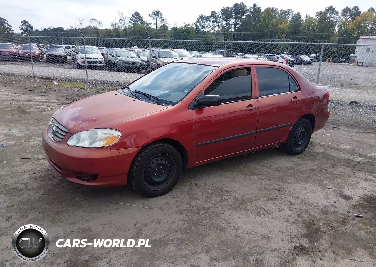 2003 Toyota Corolla Ce VIN:2T1BR32E03C017965 - 2