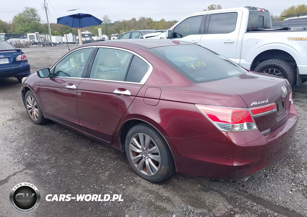 2012 Honda Accord 3.5 Ex-L VIN:1HGCP3F84CA035762 - 3