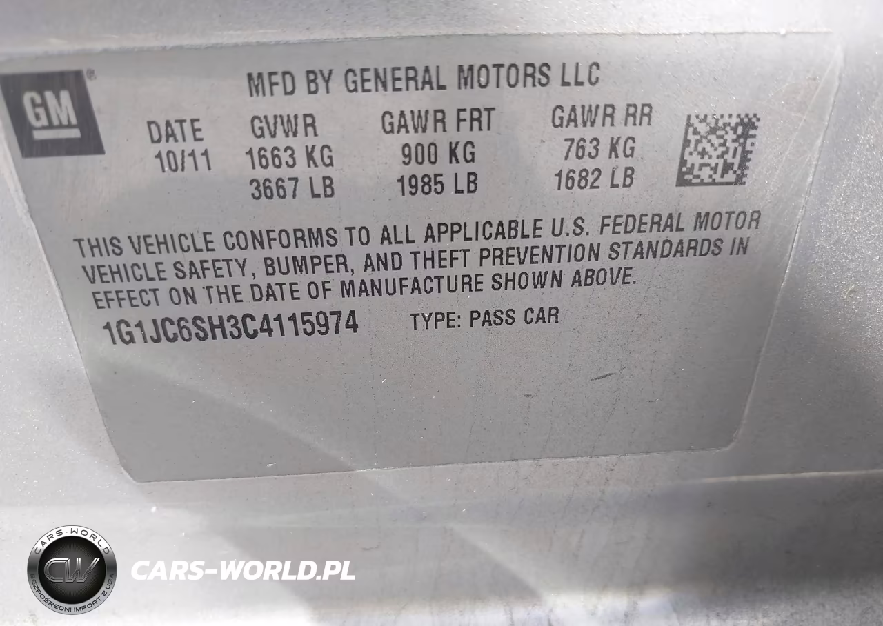 2012 Chevrolet Sonic 2Lt VIN:1G1JC6SH3C4115974 - 9