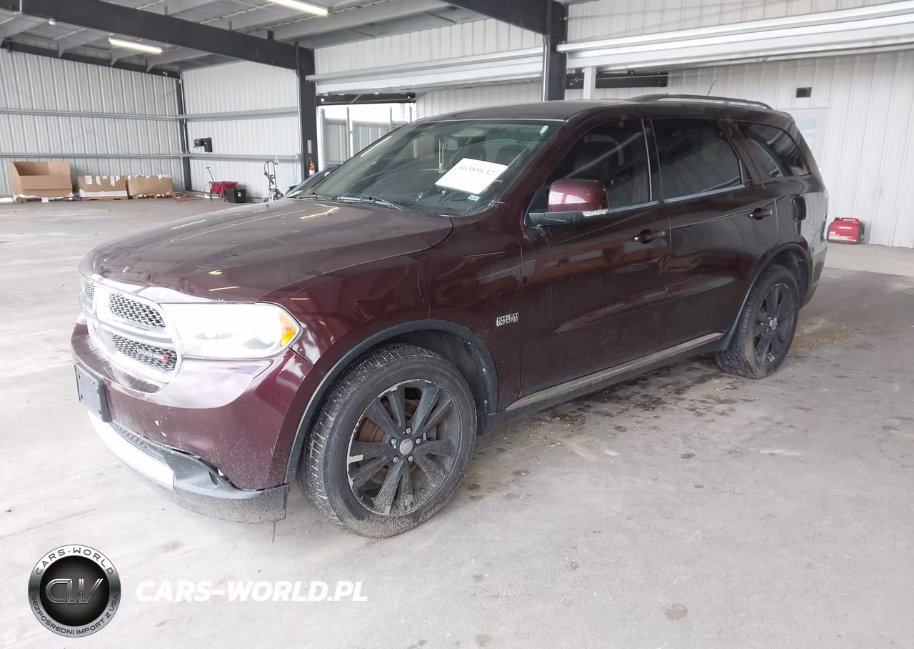 2012 Dodge Durango Crew VIN:1C4SDJDT7CC309443 - 2