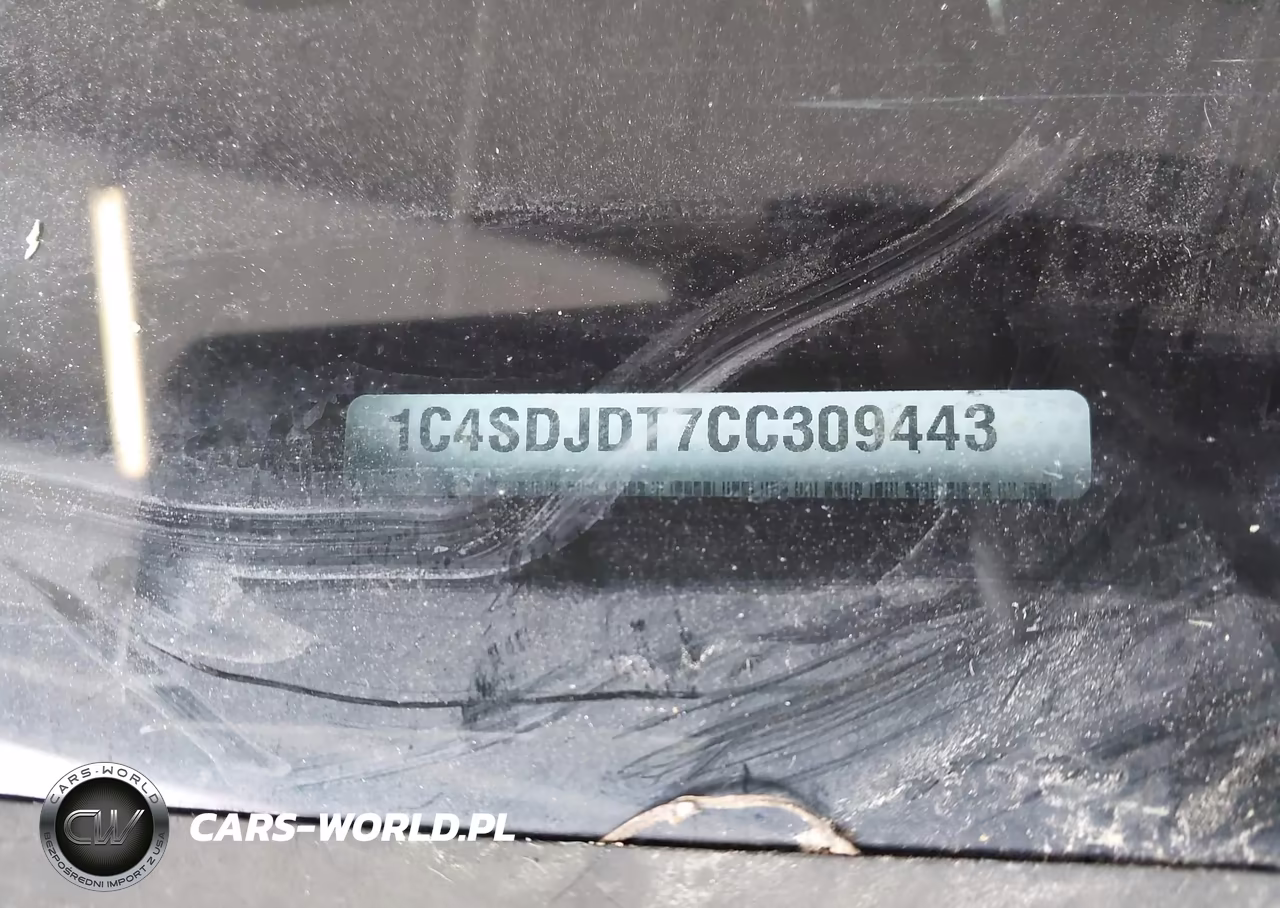 2012 Dodge Durango Crew VIN:1C4SDJDT7CC309443 - 9