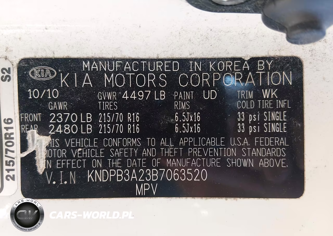 2011 Kia Sportage Lx VIN:KNDPB3A23B7063520 - 9