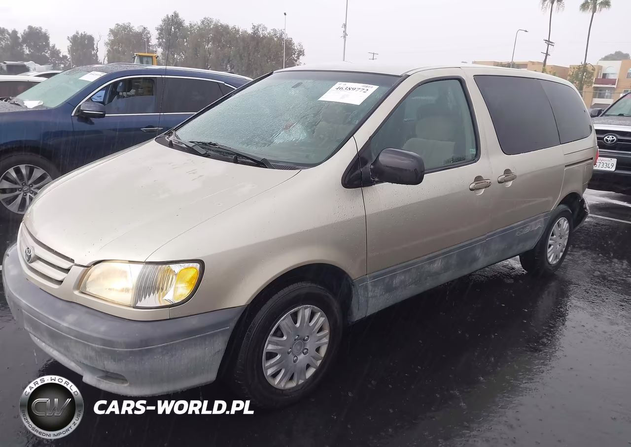2001 Toyota Sienna Ce VIN:4T3ZF19CX1U396735 - 2