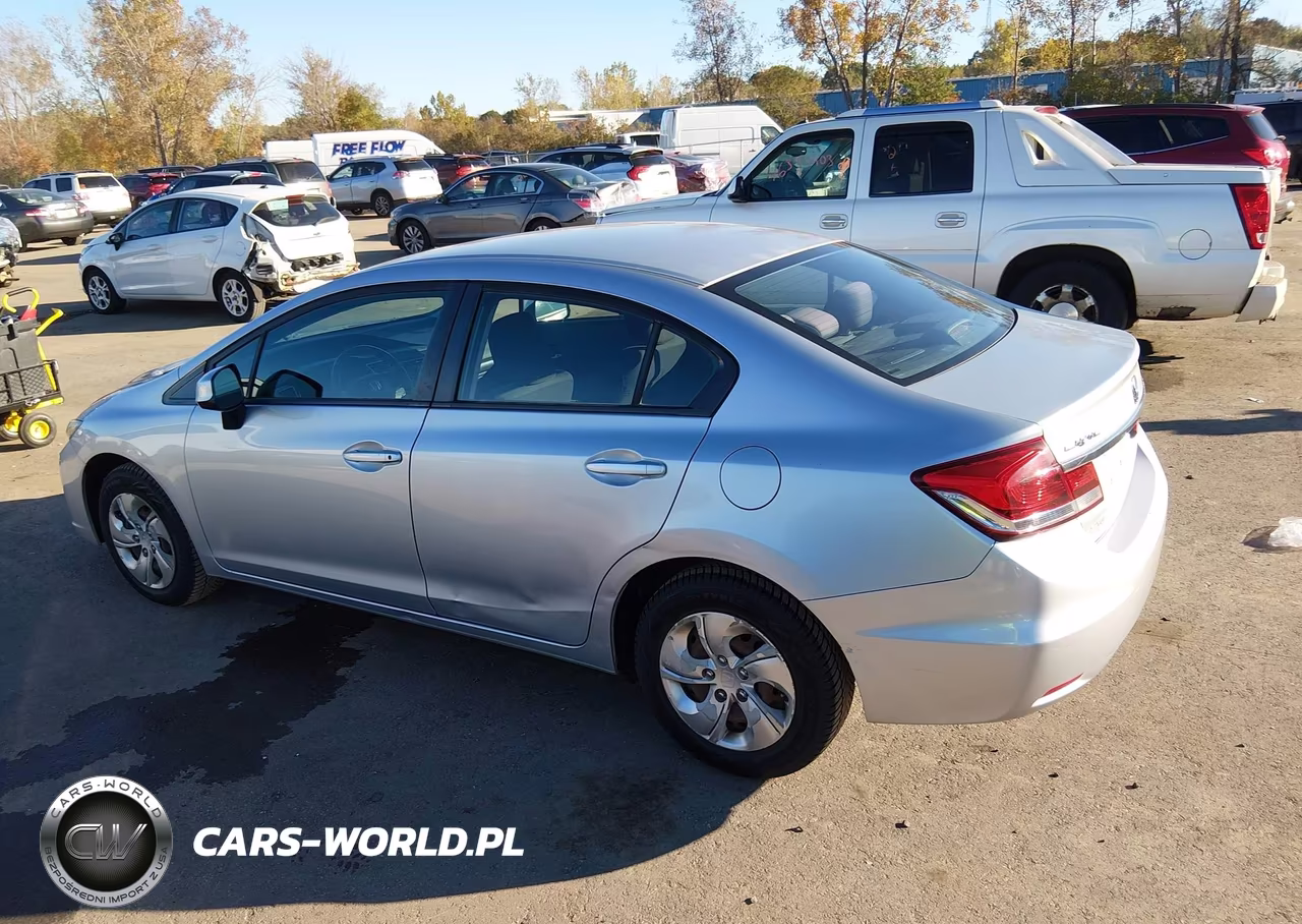 2013 Honda Civic Lx VIN:2HGFB2F50DH600846 - 14