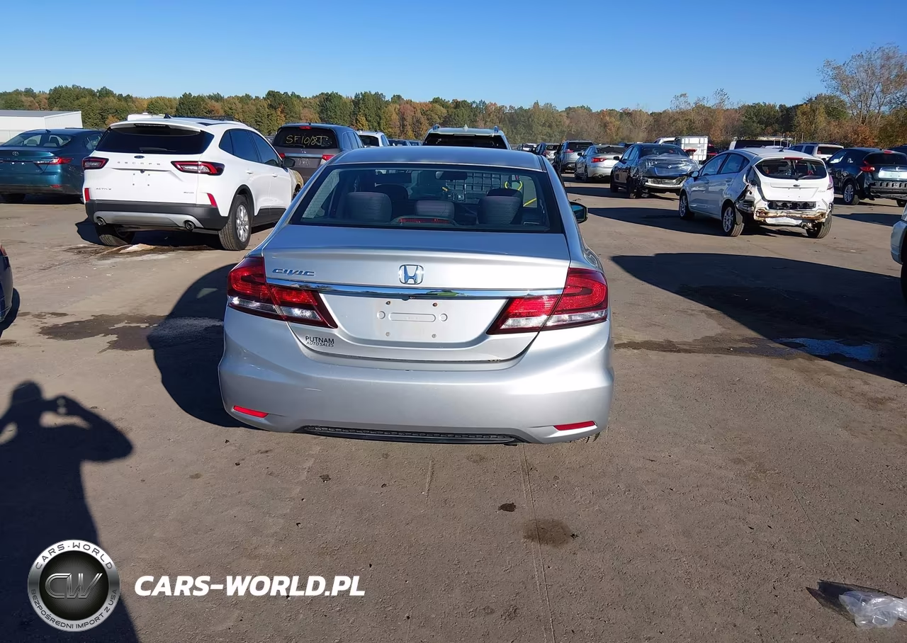 2013 Honda Civic Lx VIN:2HGFB2F50DH600846 - 16
