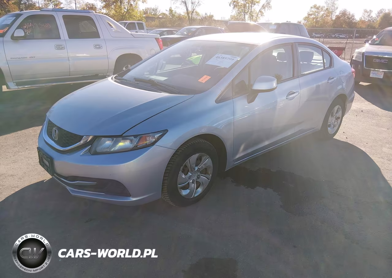 2013 Honda Civic Lx VIN:2HGFB2F50DH600846 - 2