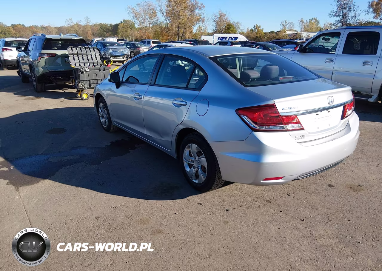 2013 Honda Civic Lx VIN:2HGFB2F50DH600846 - 3