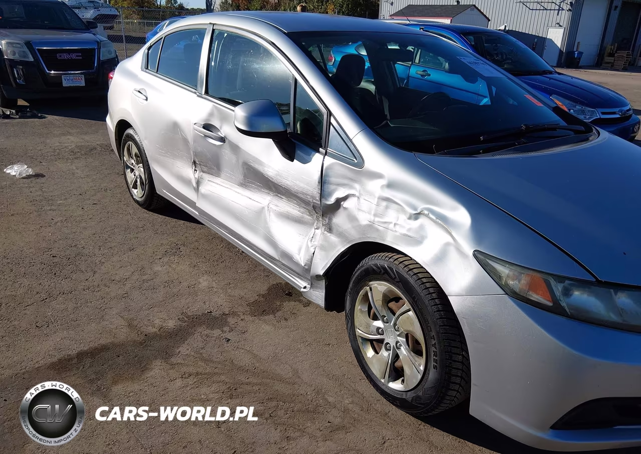 2013 Honda Civic Lx VIN:2HGFB2F50DH600846 - 6