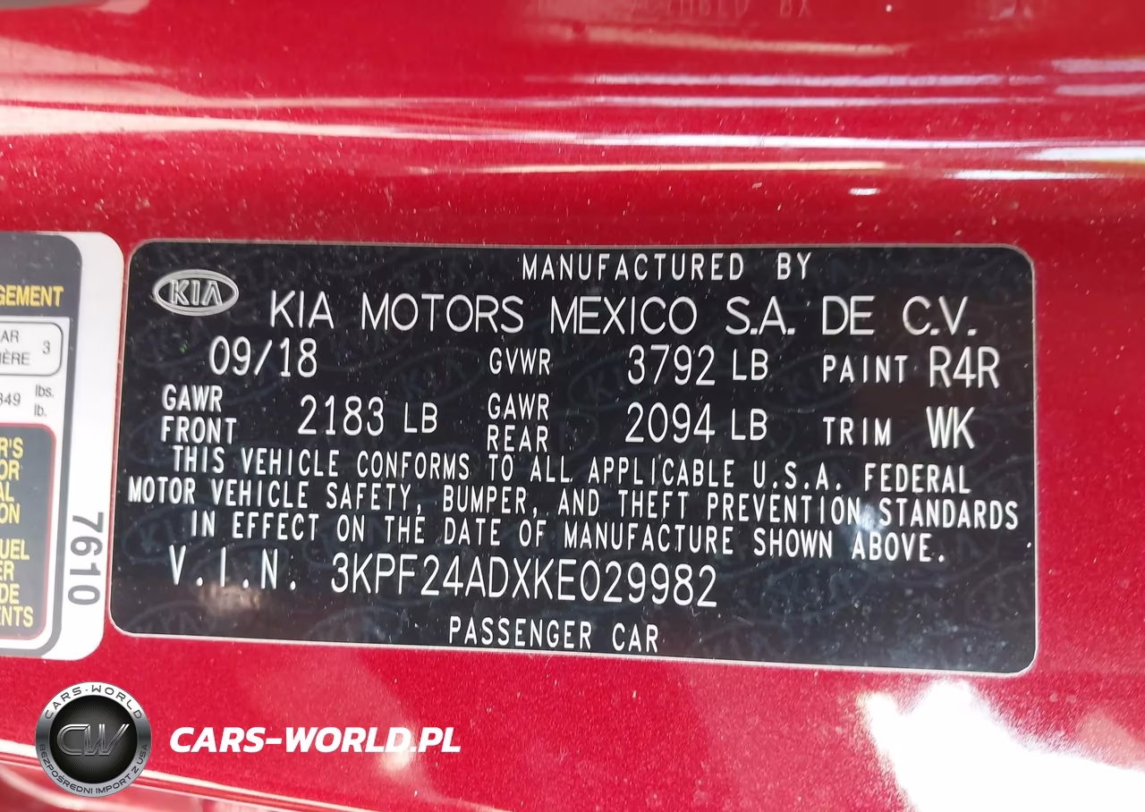 2019 Kia Forte Lxs VIN:3KPF24ADXKE029982 - 9