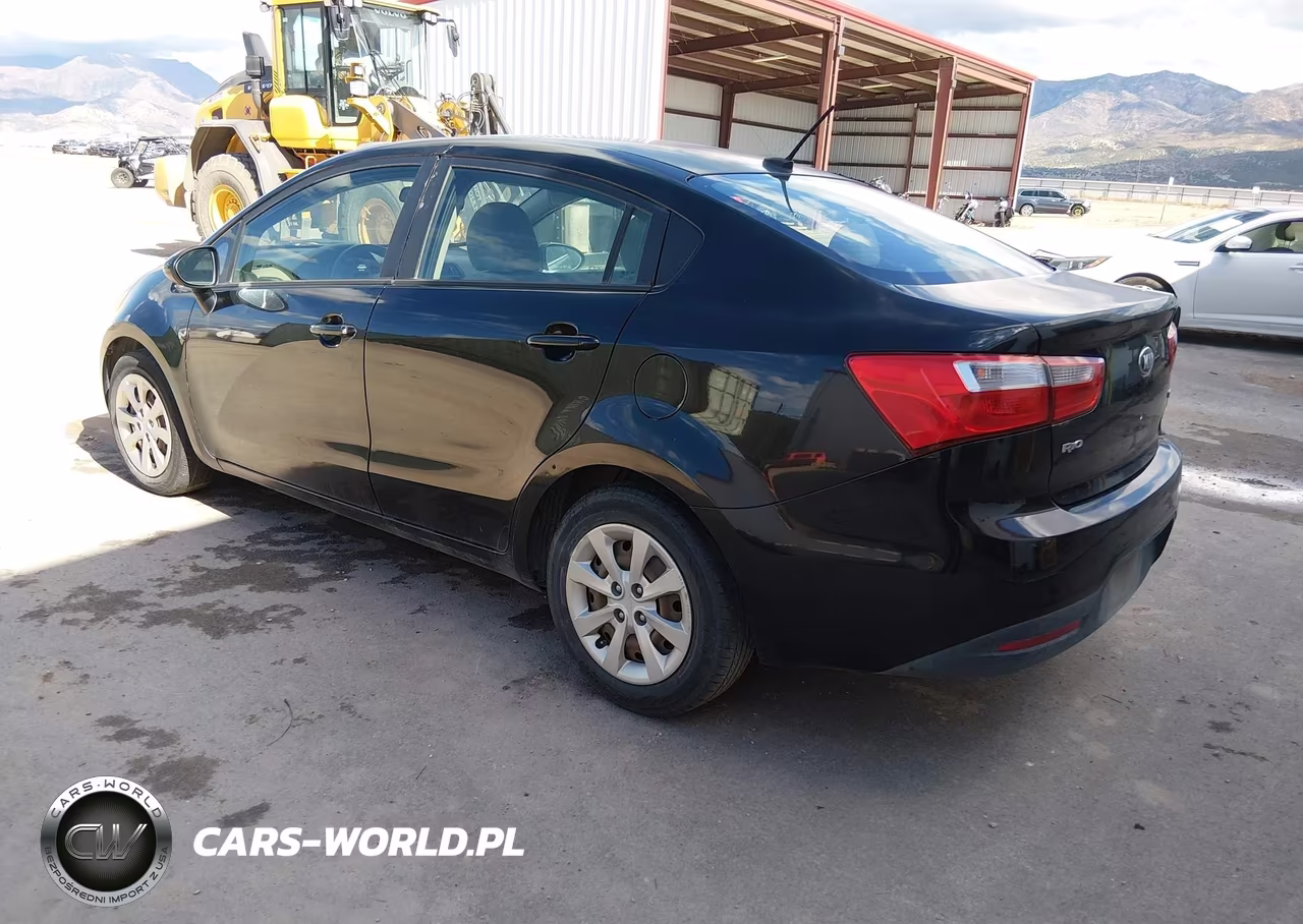 2013 Kia Rio Lx VIN:KNADM4A36D6154735 - 3