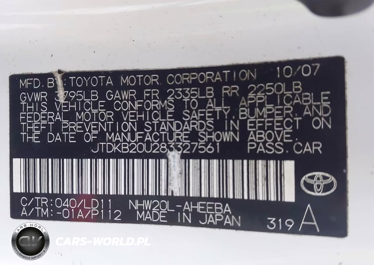 2008 Toyota Prius Touring VIN:JTDKB20U283327561 - 9