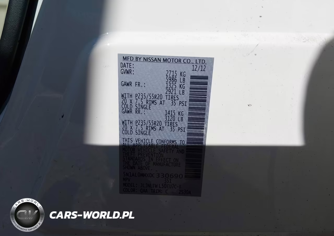 2013 Infiniti Jx35 VIN:5N1AL0MMXDC330690 - 9