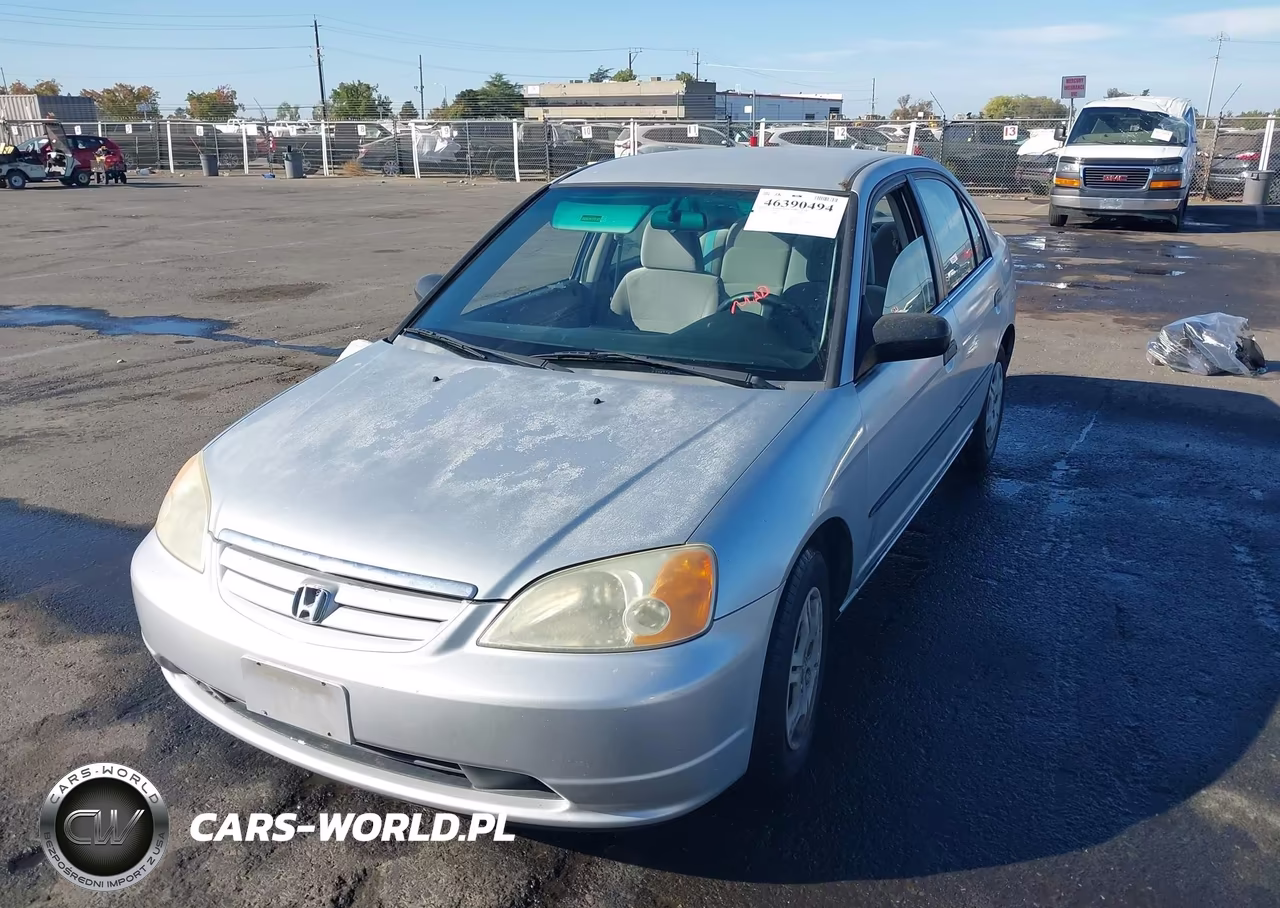 2002 Honda Civic Dx VIN:2HGES16122H588845 - 2