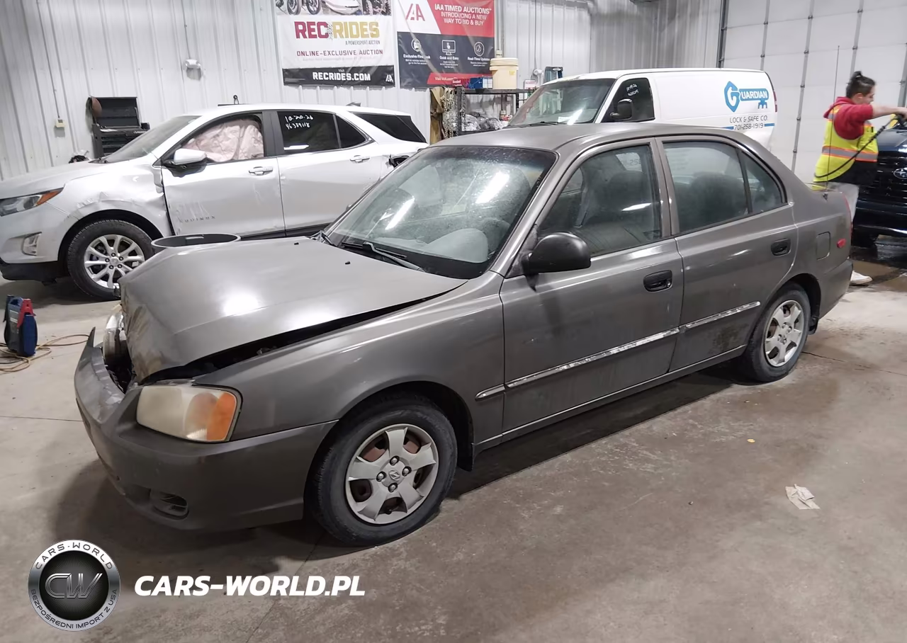 2002 Hyundai Accent Gl VIN:KMHCG45C42U366960 - 2