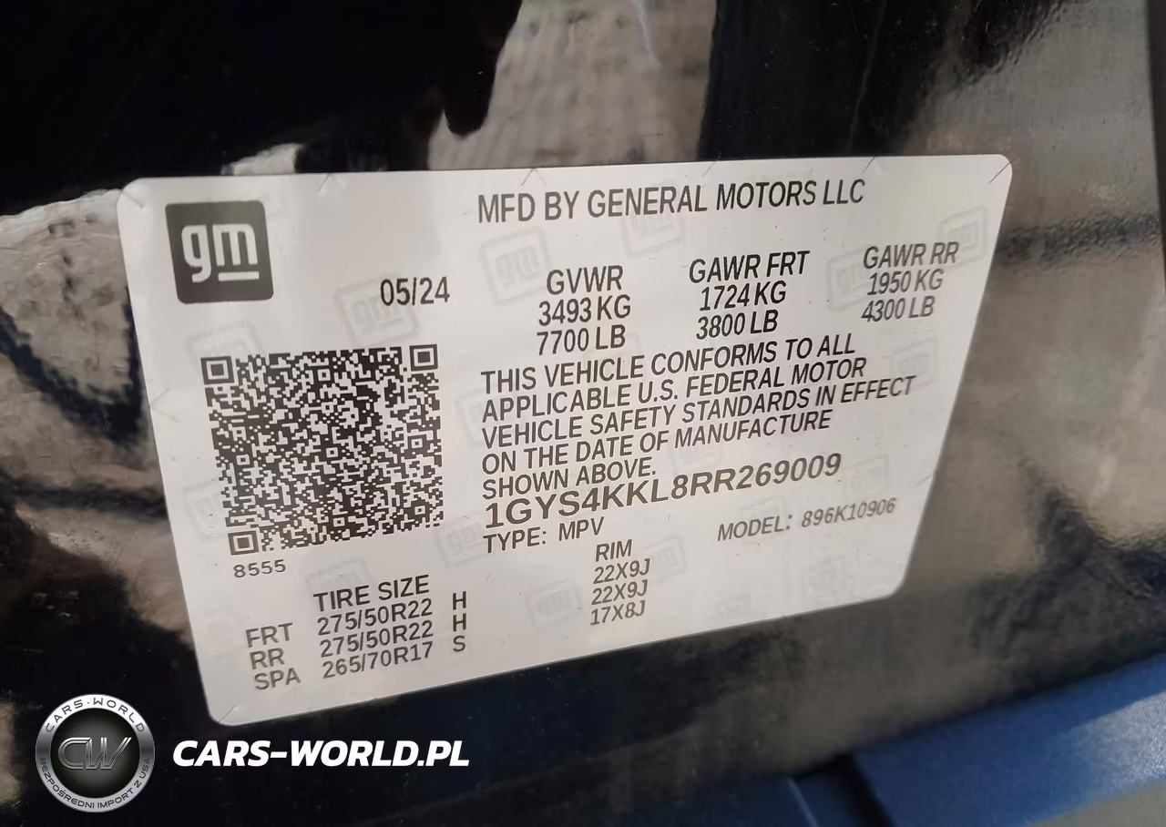 2024 Cadillac Escalade Esv 4Wd Premium Luxury VIN:1GYS4KKL8RR269009 - 9