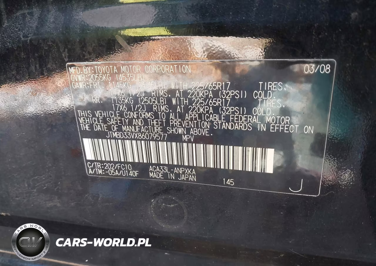 2008 Toyota Rav4 VIN:JTMBD33VX86079577 - 9