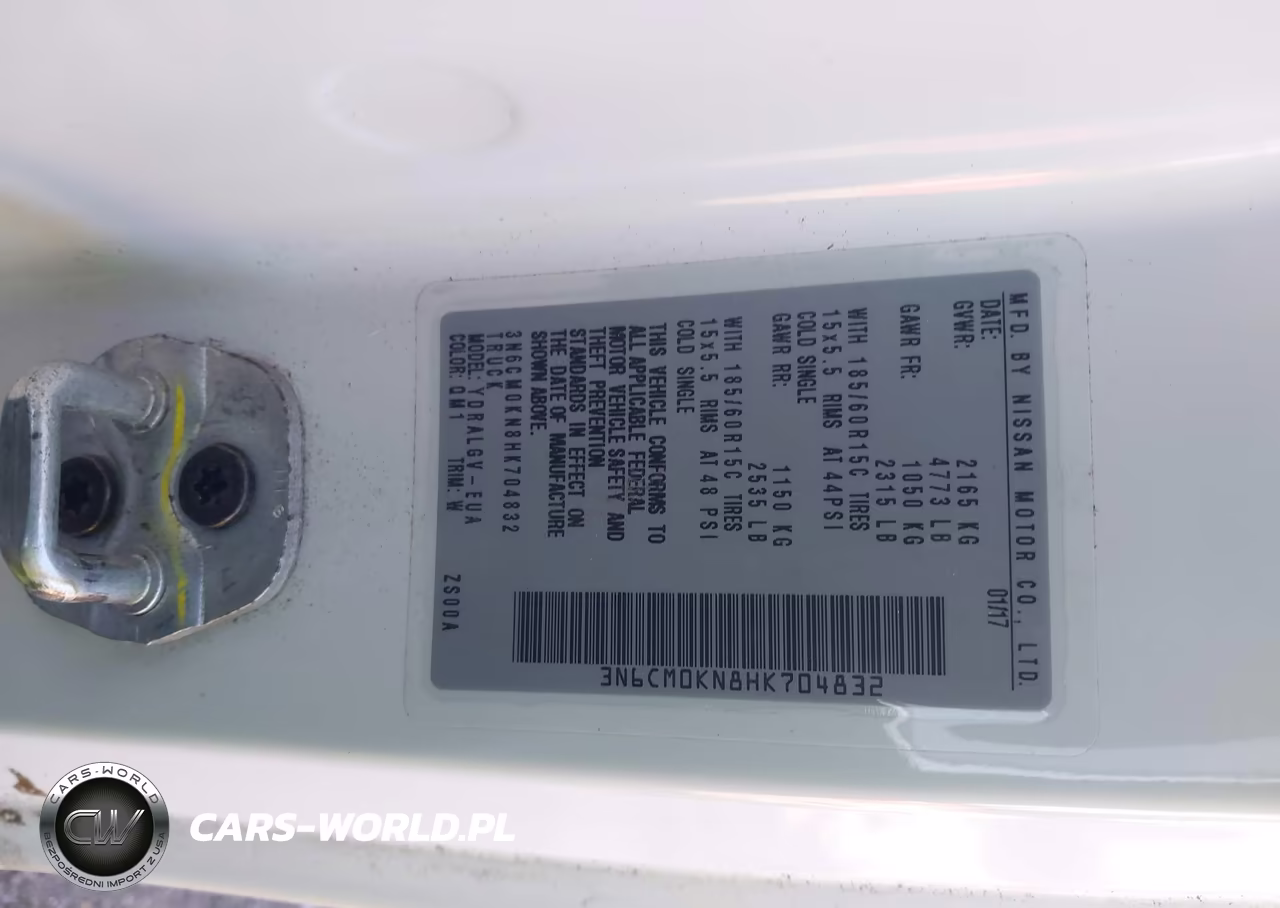 2017 Nissan Nv200 Sv VIN:3N6CM0KN8HK704832 - 9