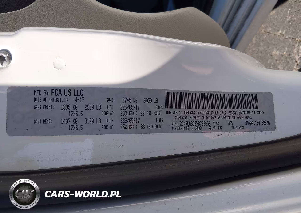 2017 Dodge Grand Caravan Se VIN:2C4RDGBG6HR736652 - 9