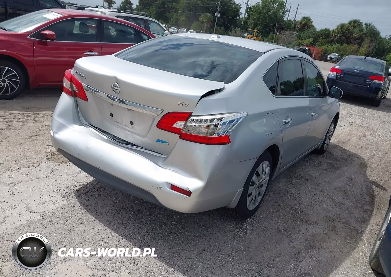 2014 Nissan Sentra Sv VIN:3N1AB7AP8EY336160 - 4