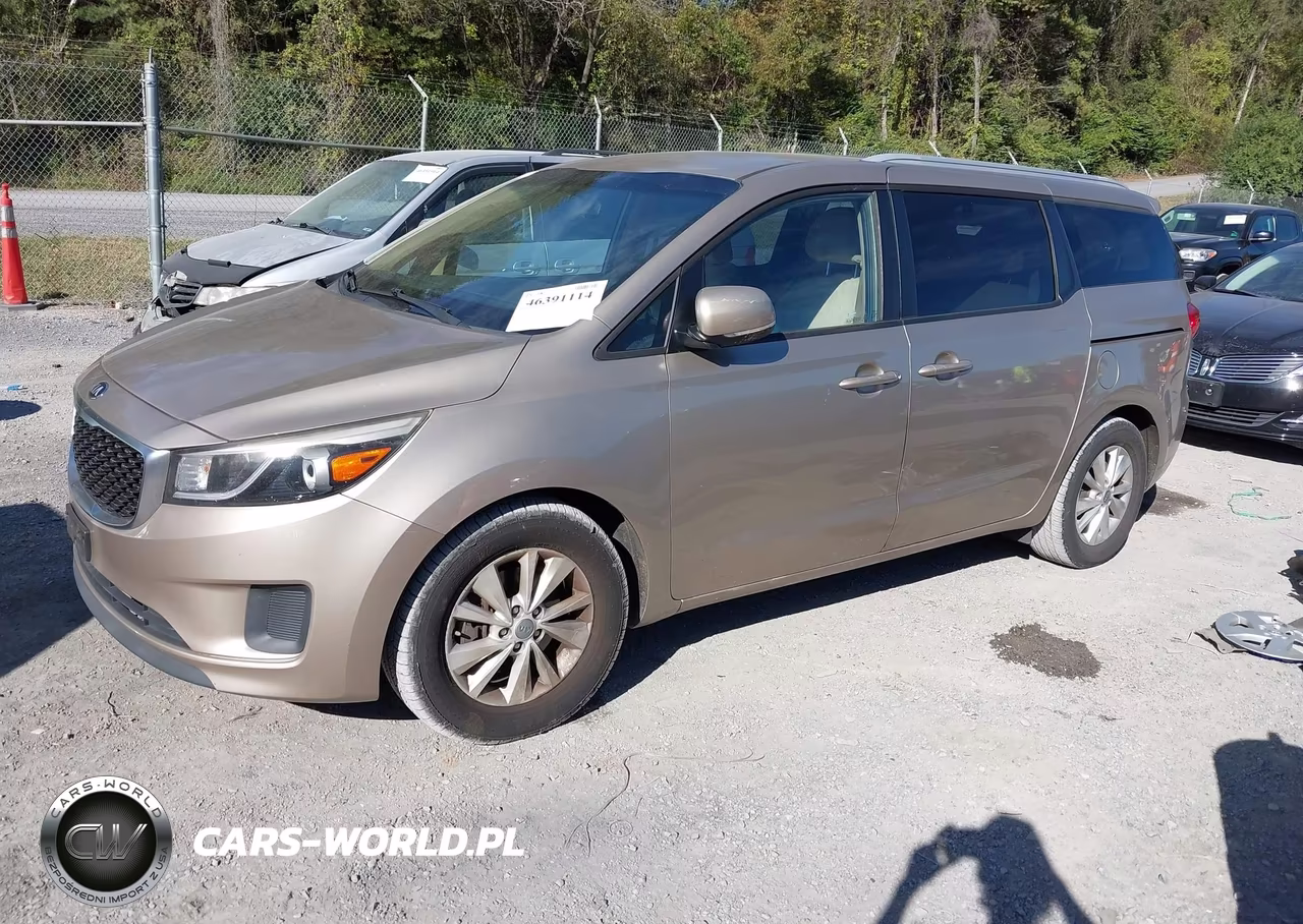 2015 Kia Sedona Lx VIN:KNDMB5C14F6043937 - 2