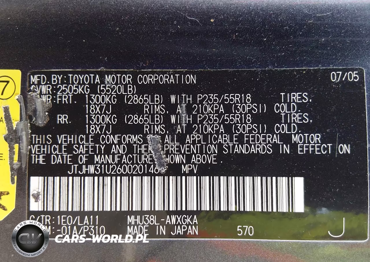 2006 Lexus Rx 400H VIN:JTJHW31U260020146 - 9