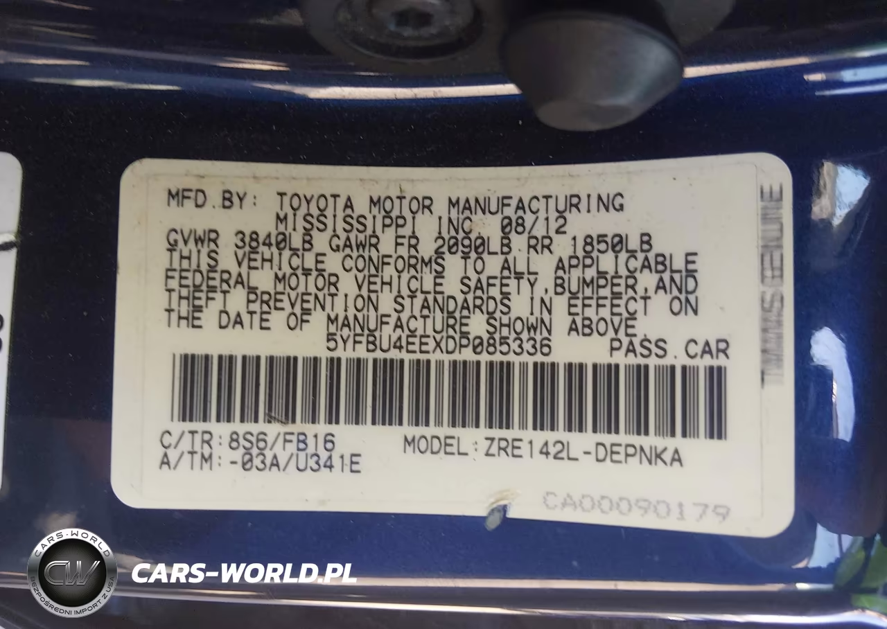2013 Toyota Corolla Le VIN:5YFBU4EEXDP085336 - 9