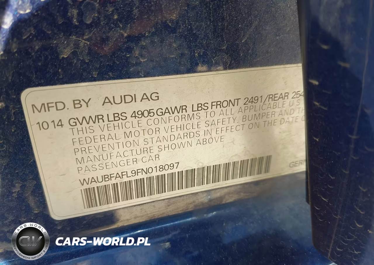 2015 Audi A4 2.0T Premium VIN:WAUBFAFL9FN018097 - 9