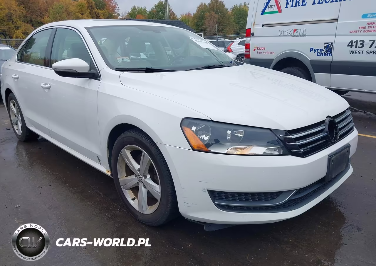 2012 Volkswagen Passat 2.5L Se VIN:1VWBP7A34CC051488 - 1