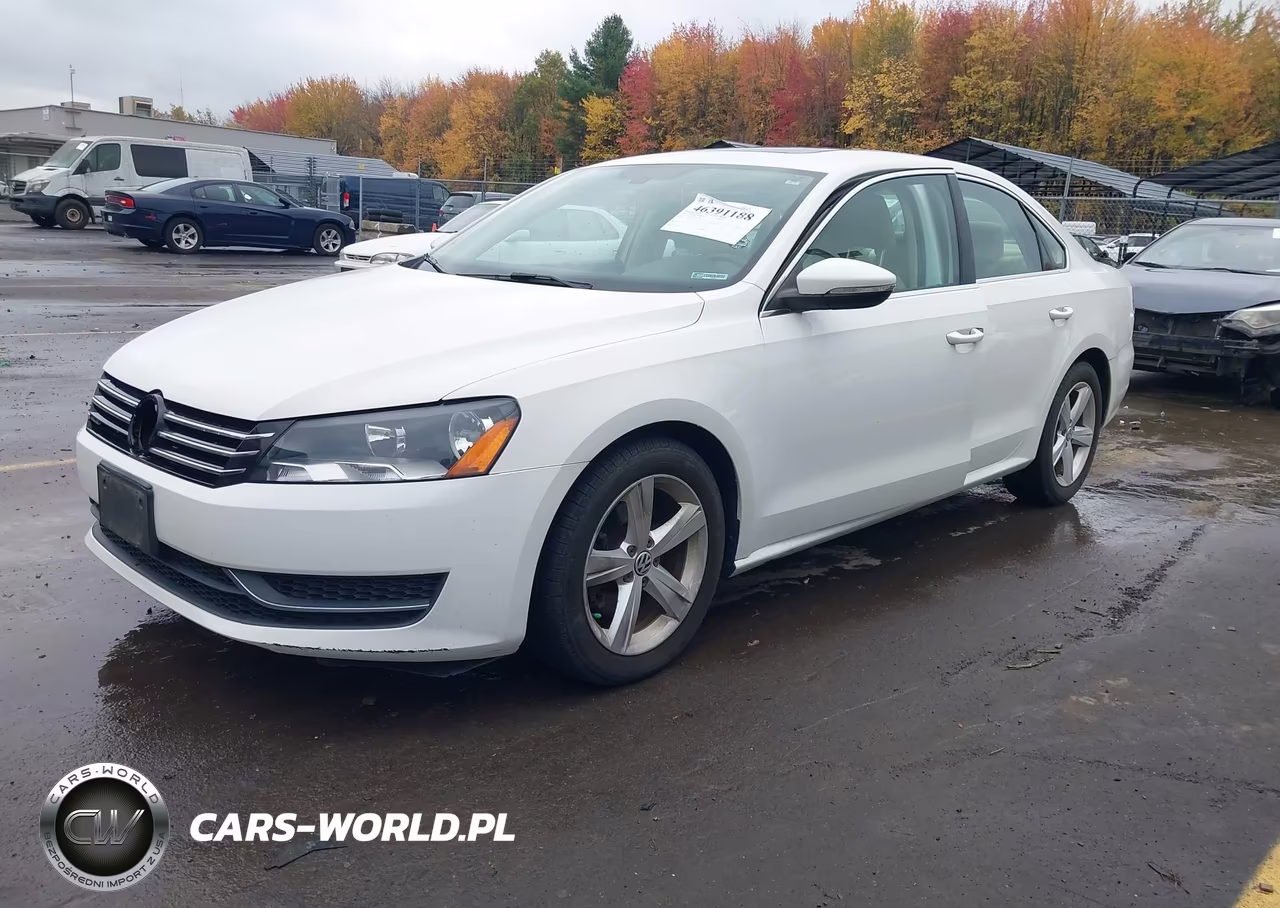 2012 Volkswagen Passat 2.5L Se VIN:1VWBP7A34CC051488 - 2