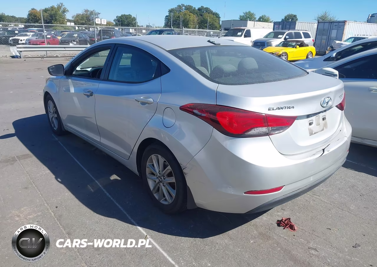 2016 Hyundai Elantra Se VIN:5NPDH4AE2GH703317 - 3