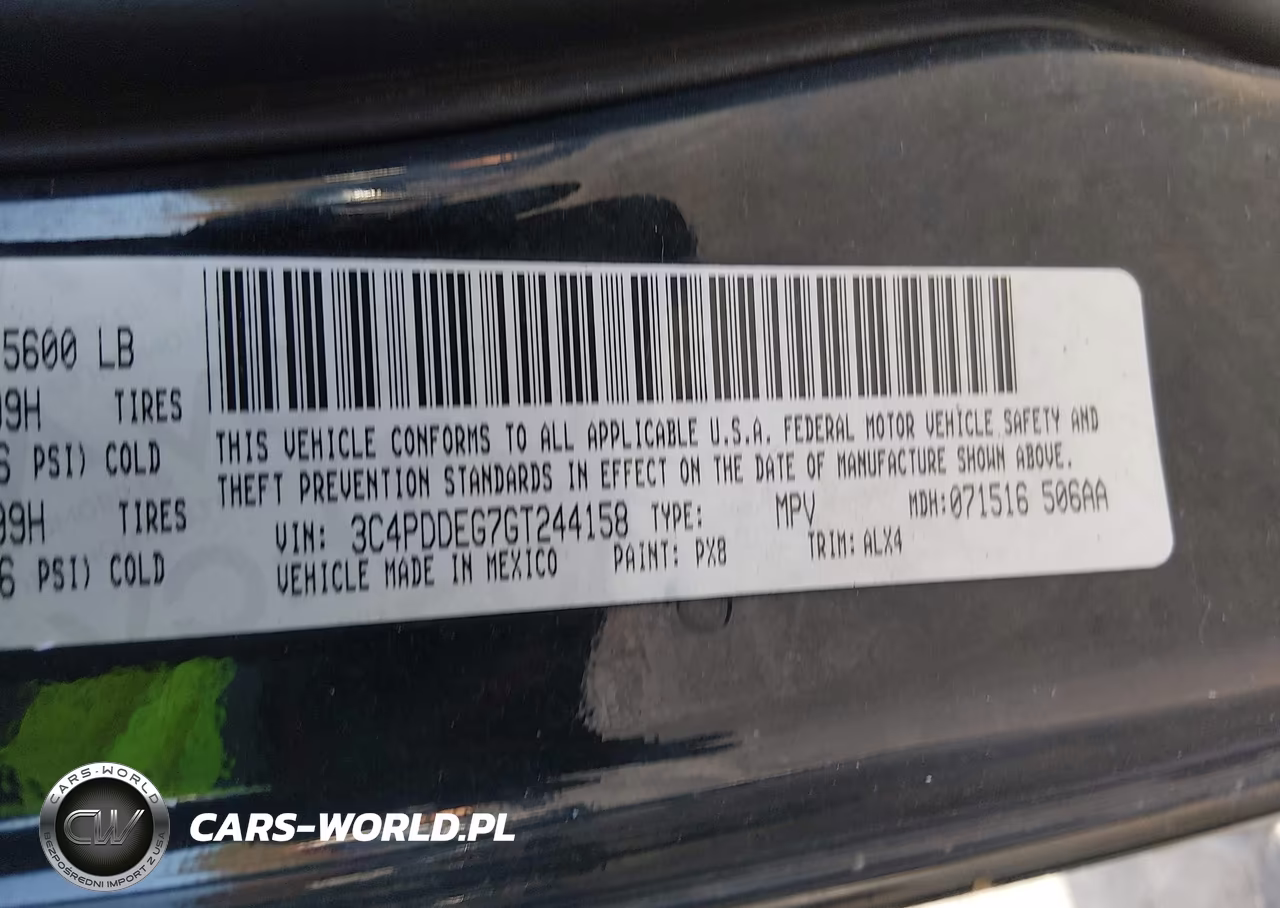 2016 Dodge Journey R-T VIN:3C4PDDEG7GT244158 - 9