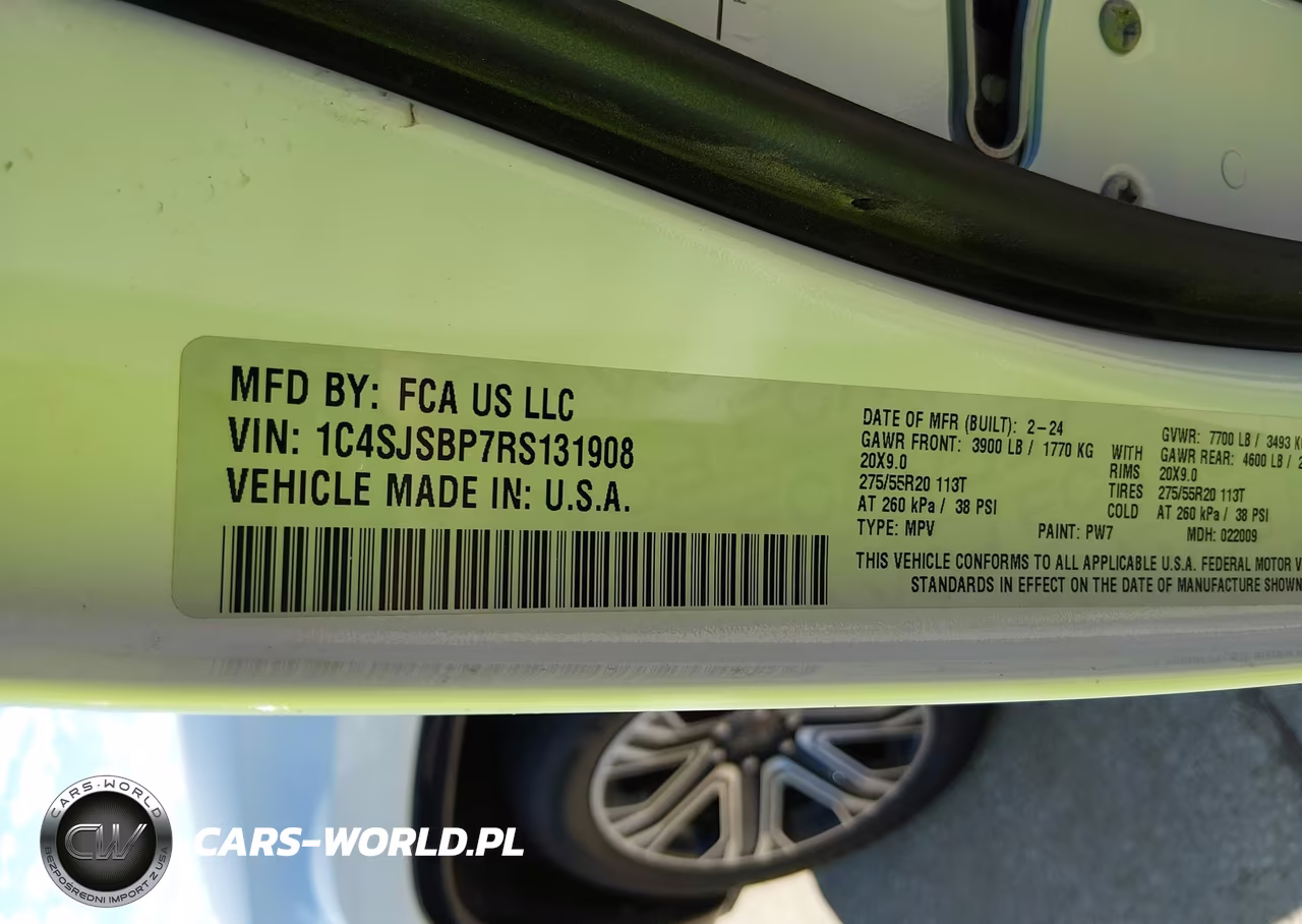 2024 Jeep Wagoneer L Series Ii 4X4 VIN:1C4SJSBP7RS131908 - 9