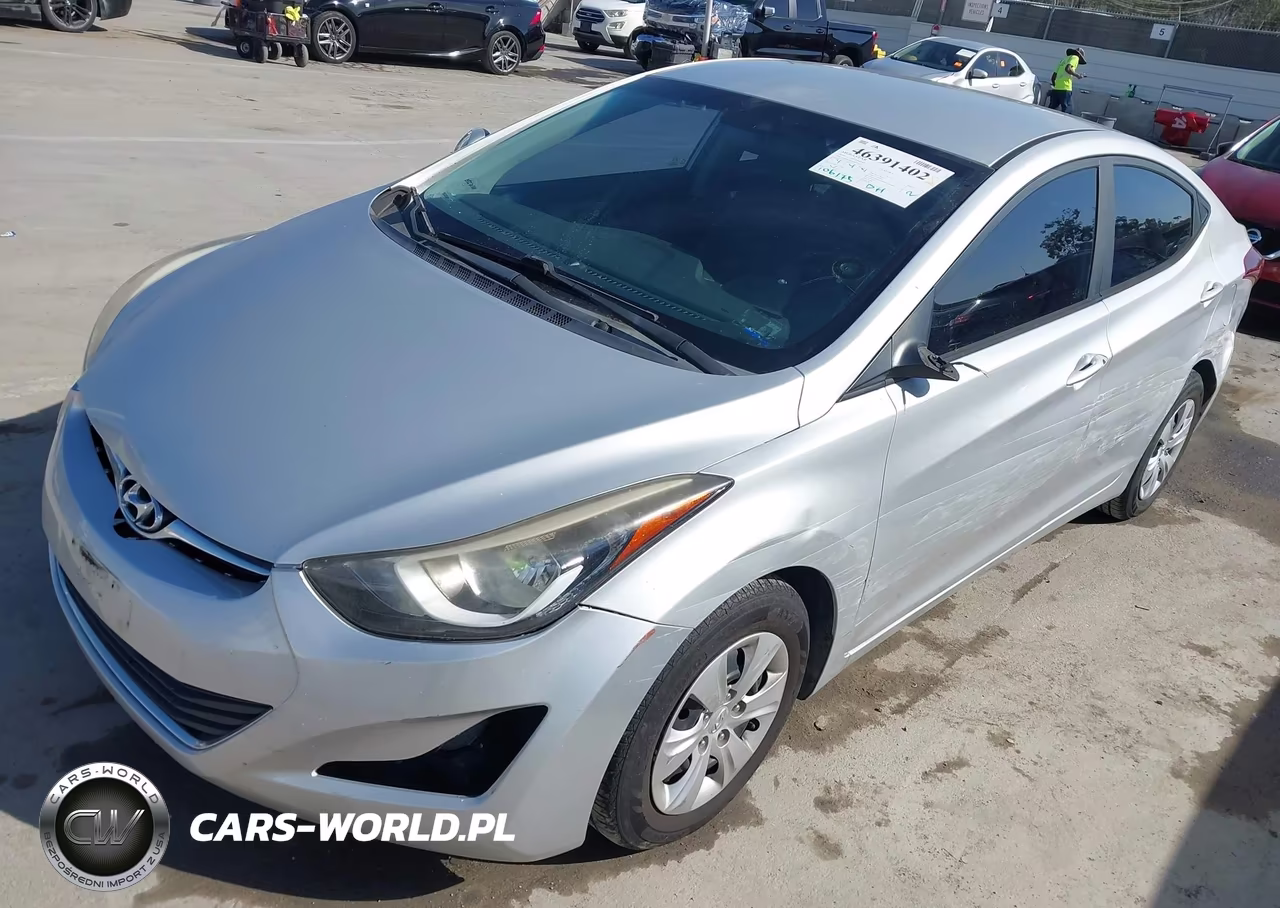 2016 Hyundai Elantra Se VIN:5NPDH4AE4GH752437 - 2