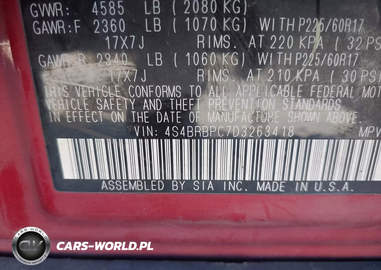 2013 Subaru Outback 2.5I Limited VIN:4S4BRBPC7D3263418 - 9