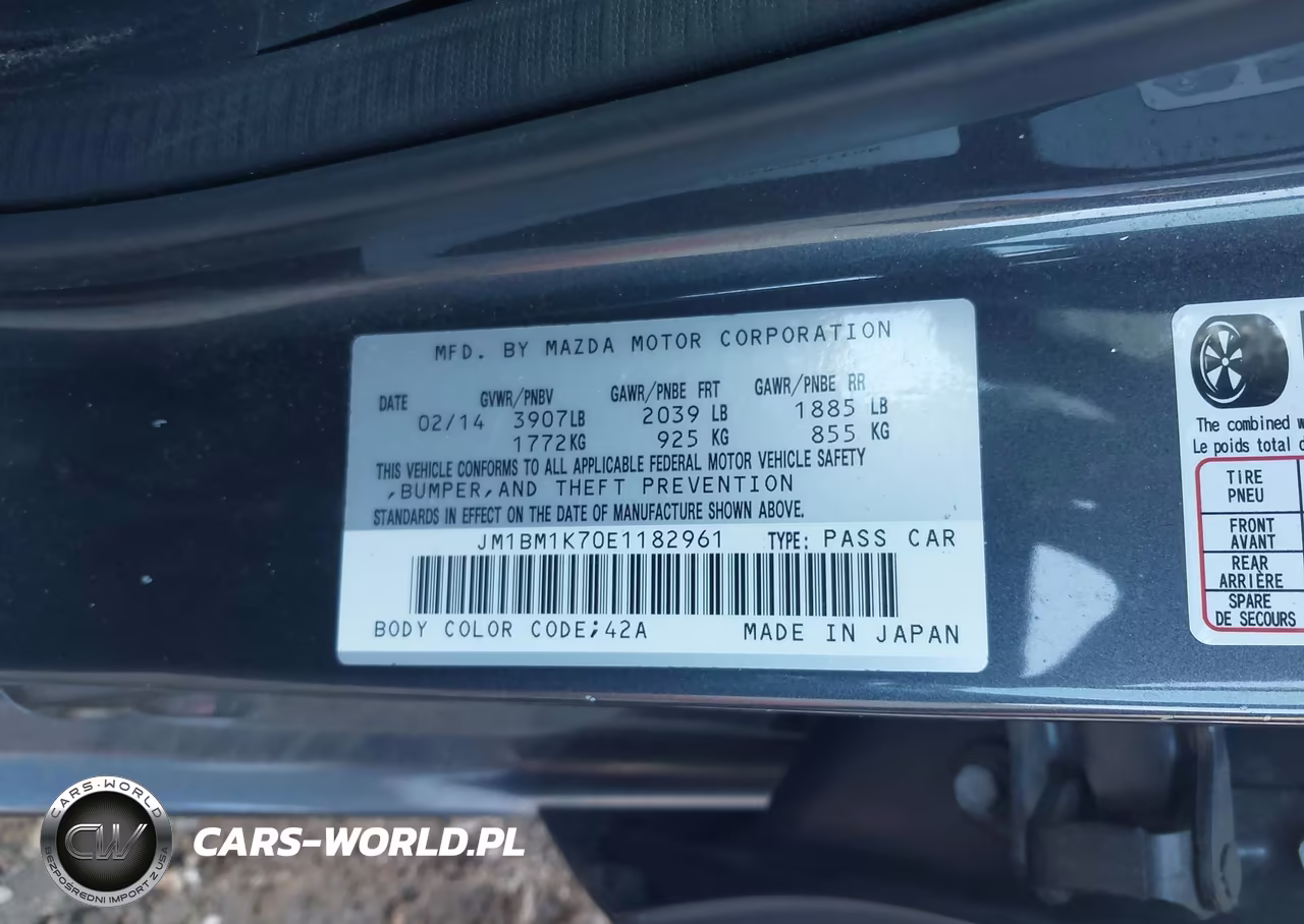 2014 Mazda Mazda3 I Sport VIN:JM1BM1K70E1182961 - 9