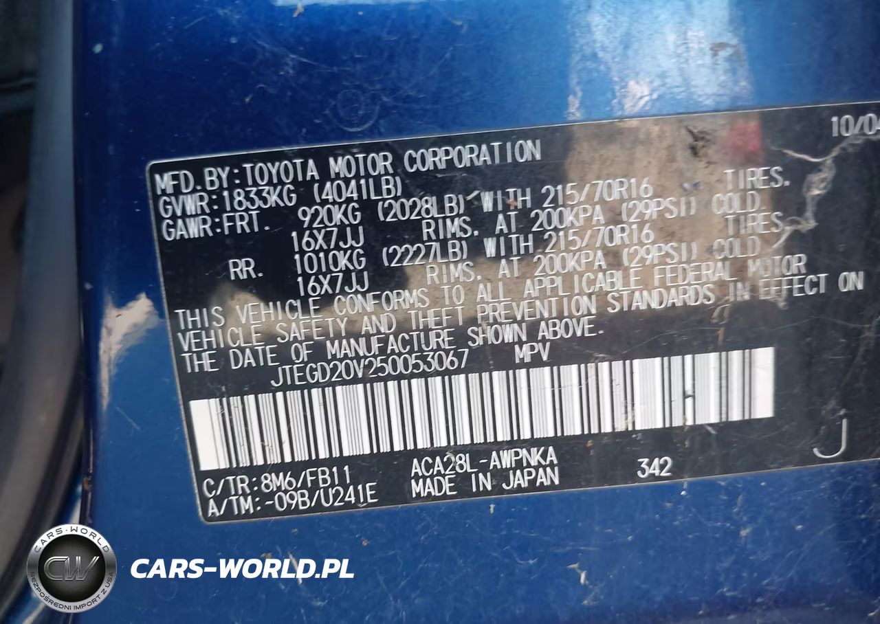 2005 Toyota Rav4 VIN:JTEGD20V250053067 - 9