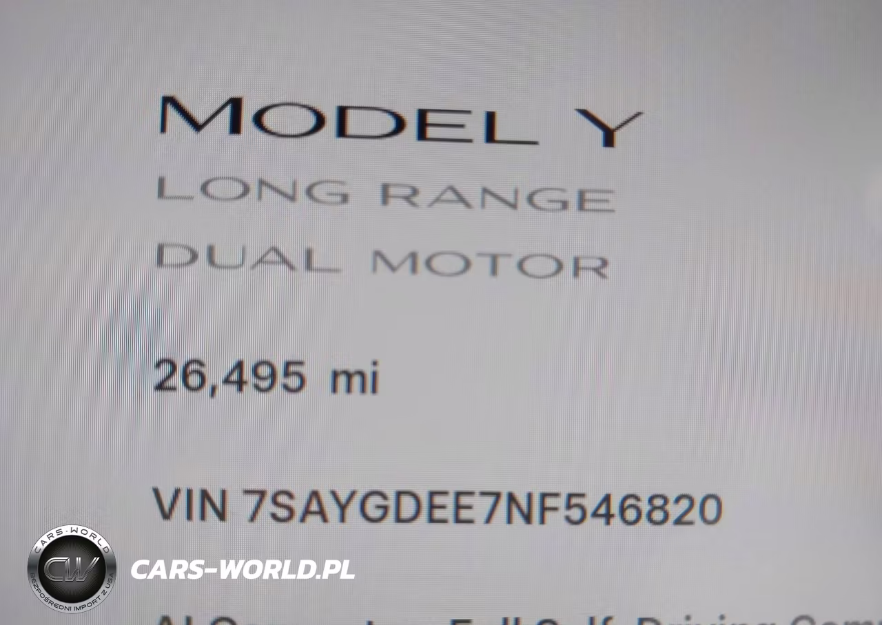 2022 Tesla Model Y Long Range Dual Motor All-Wheel Drive VIN:7SAYGDEE7NF546820 - 16