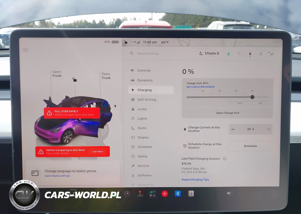 2022 Tesla Model Y Long Range Dual Motor All-Wheel Drive VIN:7SAYGDEE7NF546820 - 18