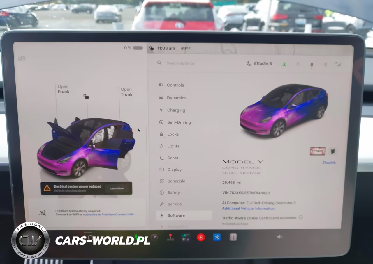 2022 Tesla Model Y Long Range Dual Motor All-Wheel Drive VIN:7SAYGDEE7NF546820 - 19