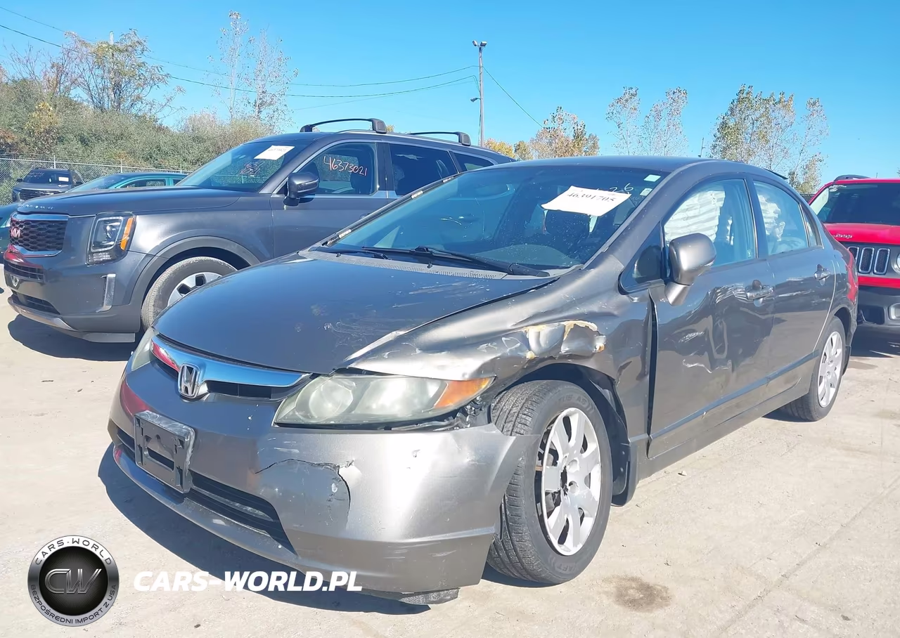 2008 Honda Civic Lx VIN:2HGFA16528H322681 - 2