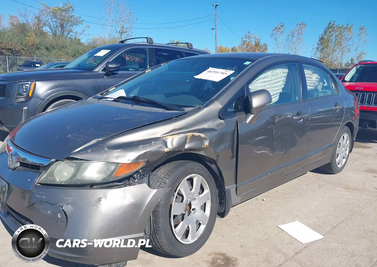 2008 Honda Civic Lx VIN:2HGFA16528H322681 - 6