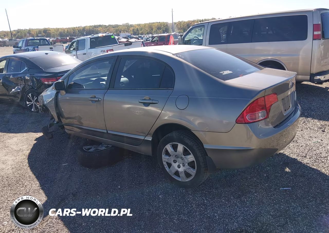 2007 Honda Civic Lx VIN:1HGFA16517L020333 - 3