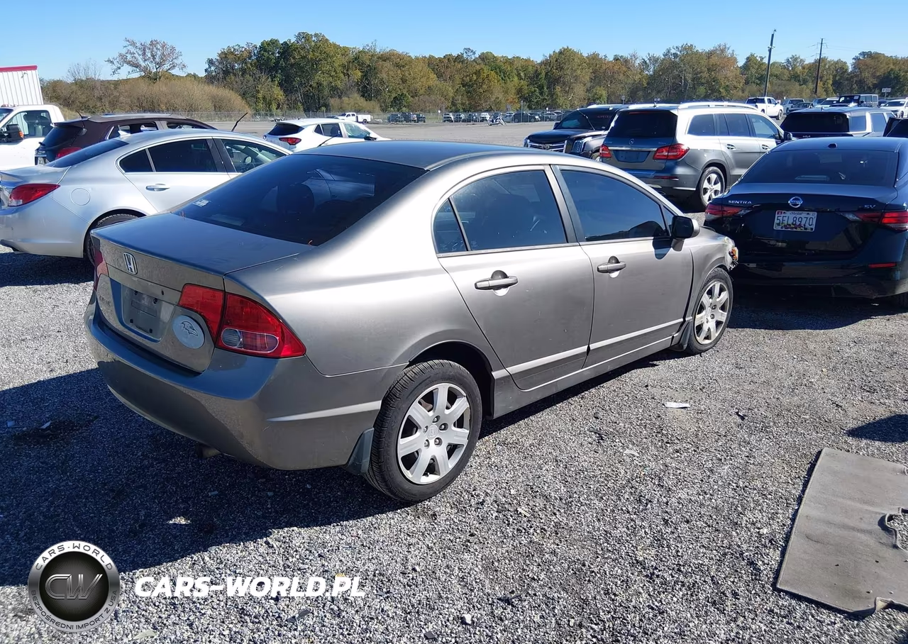 2007 Honda Civic Lx VIN:1HGFA16517L020333 - 4